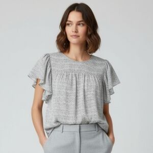 H&M Flowy Babydoll Blouse